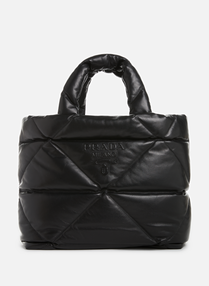 Quilted nappa leather tote bag PRADA