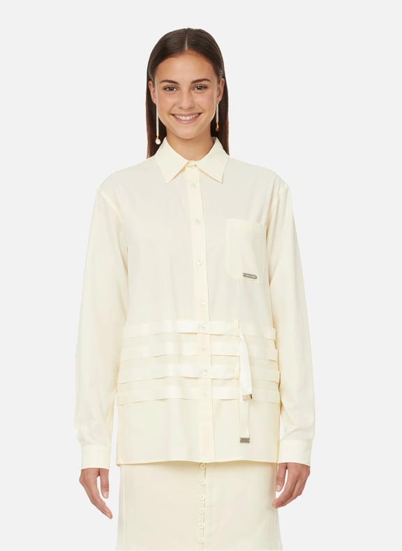 Cotton shirt Beige by PRIVATE POLICY PRIVATE POLICY Cotton shirt Beige