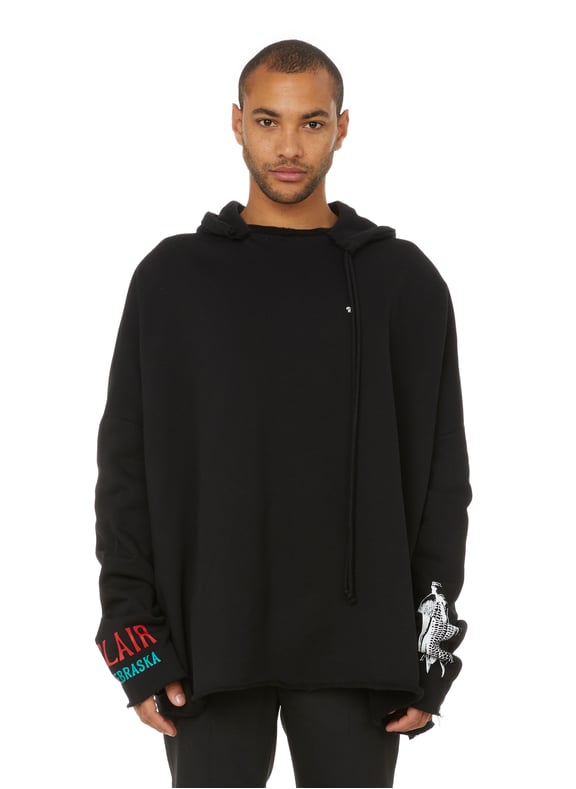 Printed Cotton Hoodie Raf Simons For Men Printemps Com Printed Cotton Hoodie Raf Simons For Men Printemps Com