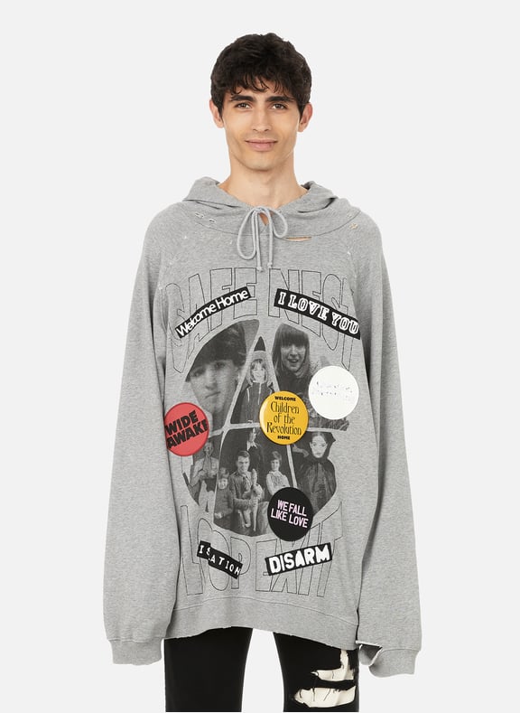 Welcome Home hooded sweatshirt by RAF SIMONS RAF SIMONS Welcome Home hooded sweatshirt