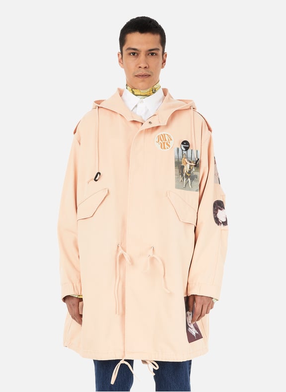 COTTON CANVAS PARKA RAF SIMONS for MEN Printemps