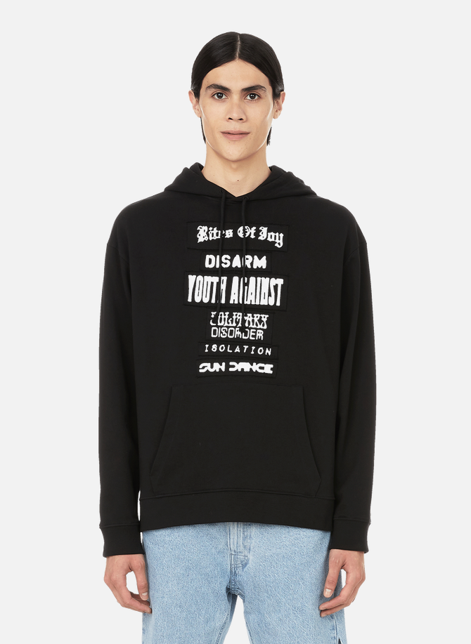 Sweatshirt with patch detail RAF SIMONS