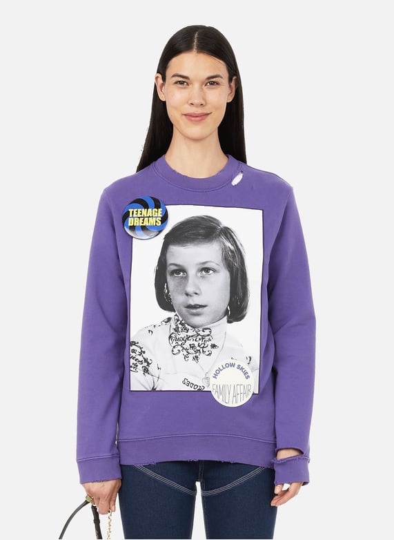 Photo Print Sweatshirt Raf Simons Women Printemps