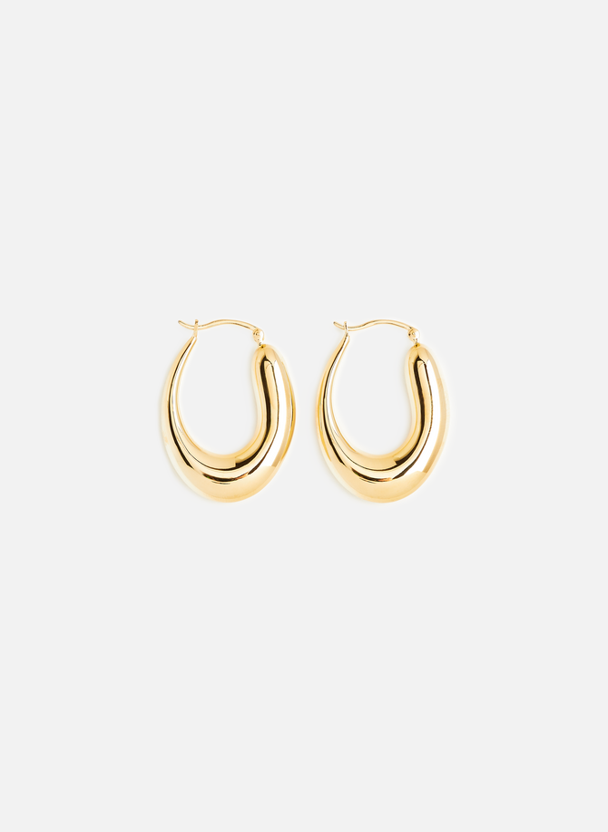 Gold-plated silver earrings RAGBAG
