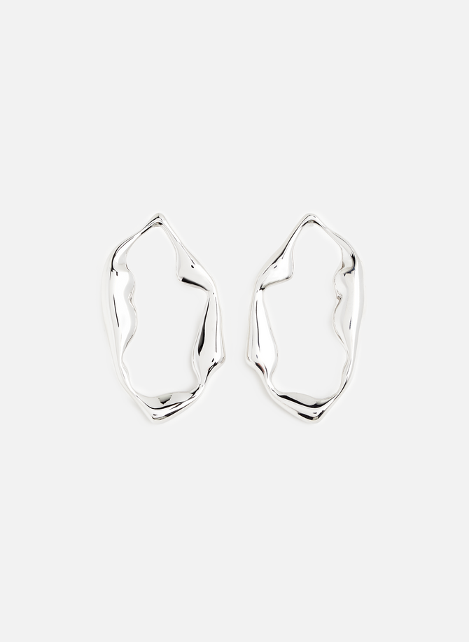 Organic silver earrings RAGBAG