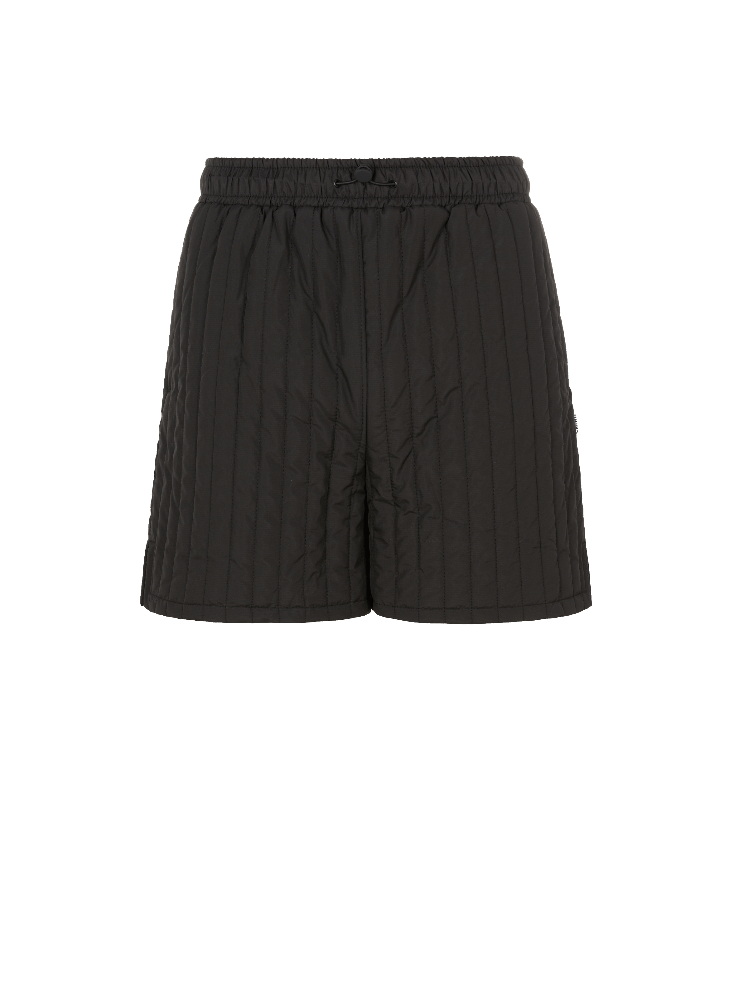 Rains Quilted Shorts in Black for Men Mens Shorts Rains Shorts 
