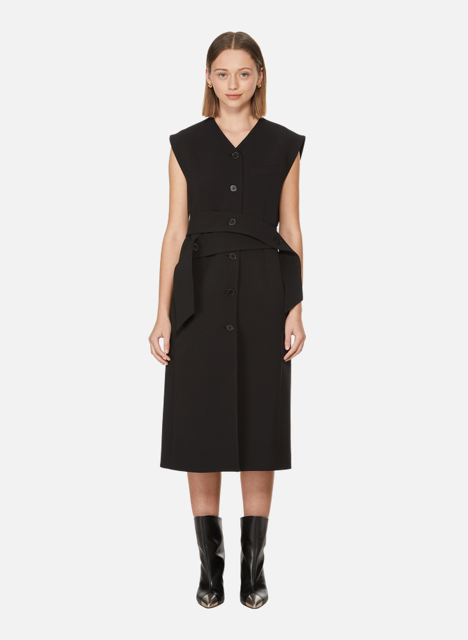 Belted midi dress RECTO