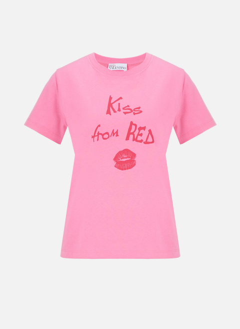 T-shirt Kiss from red PinkRED VALENTINO 