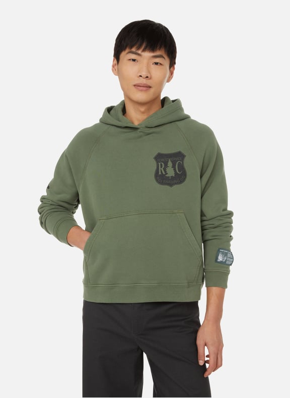Cotton hoodie Green by REESE COOPER REESE COOPER Cotton hoodie Green