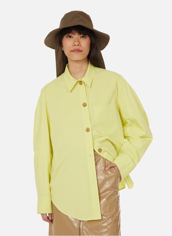 Organic cotton shirt Green by REJINA PYO REJINA PYO Organic cotton shirt Green