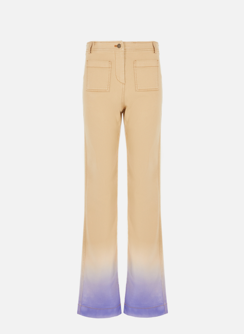Pantalon droit Ellis en coton organique MulticolourREJINA PYO 