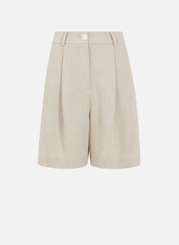 Doris linen shorts Grey by REJINA PYO REJINA PYO Doris linen shorts Grey