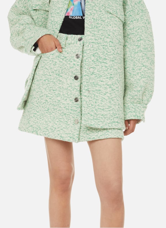 Lee wool-blend skirt Green by REMAIN REMAIN Lee wool-blend skirt Green