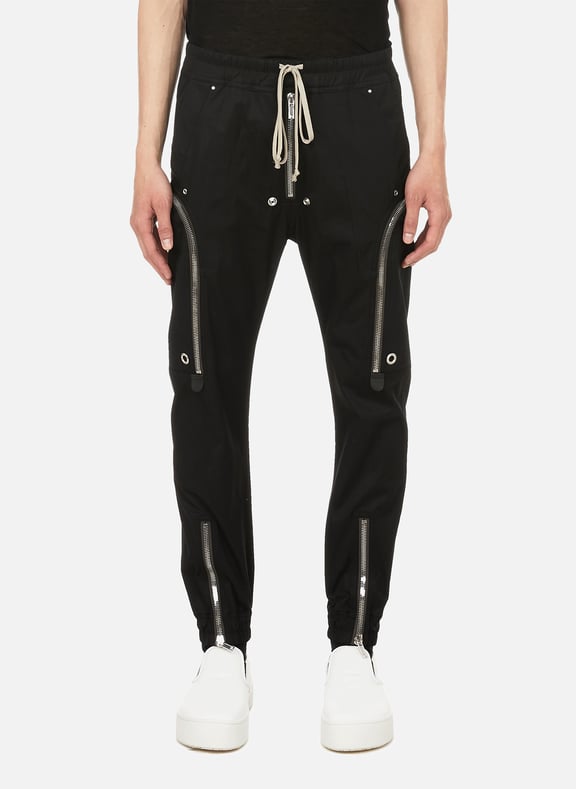 Black Phlegethon Bauhaus cotton cargo pants