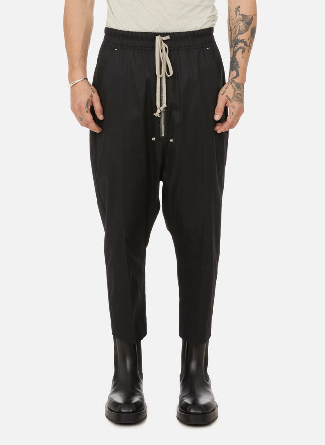 Bauhaus Bela cropped cotton trousers RICK OWENS