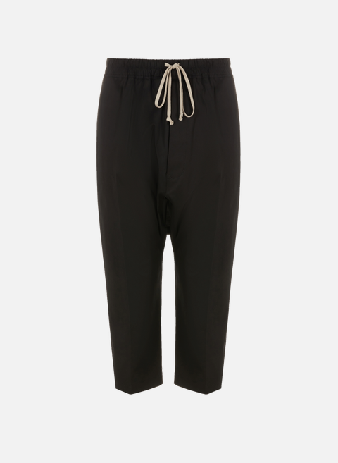 Pantalon cropped en coton mélangé BlackRICK OWENS 