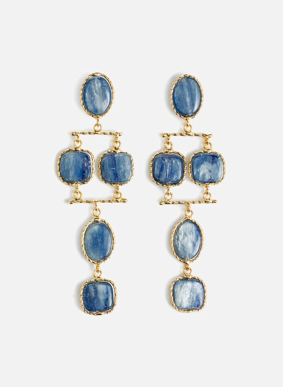 Pendant earrings Blue by ROSANTICA ROSANTICA Pendant earrings Blue