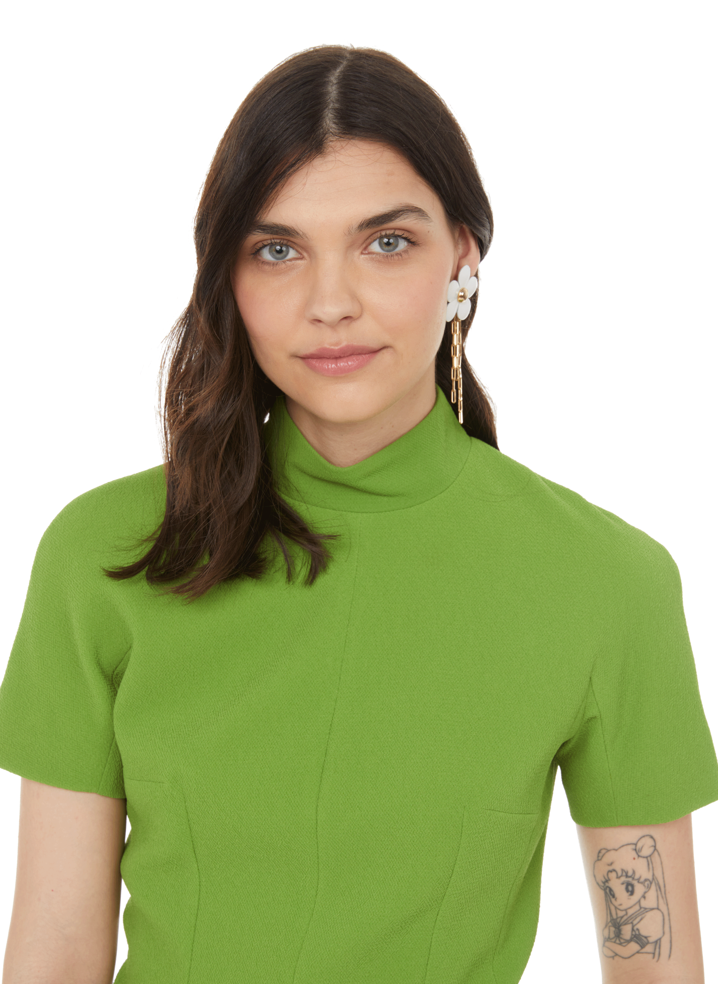 Womens Clothing Tops Short-sleeve tops Emilia Wickstead Camille Top in Green 