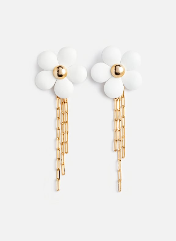 Primula earrings White by ROSANTICA ROSANTICA Primula earrings White