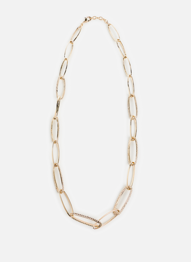 Louise brass and crystal necklace ROSANTICA