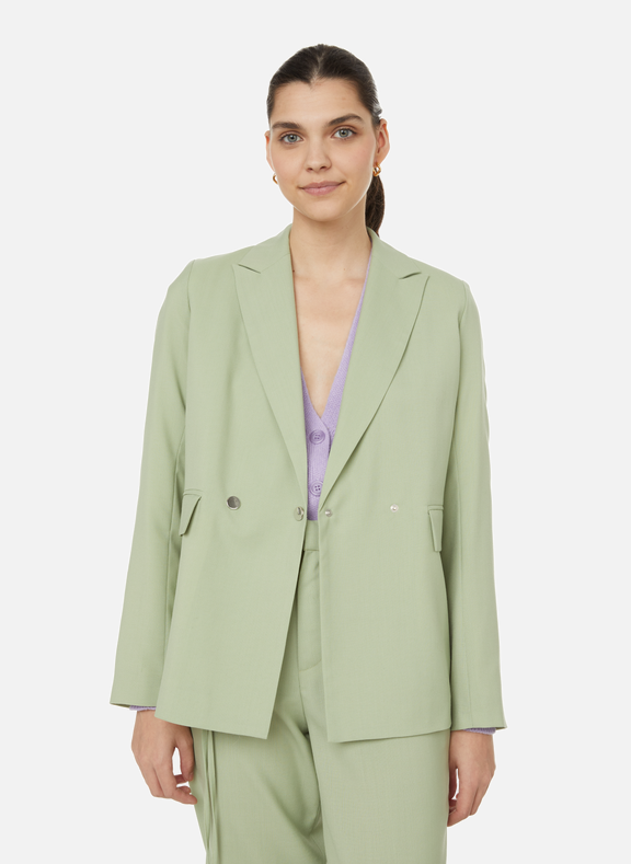 ROSEANNA Marcello virgin wool-blend blazer Green