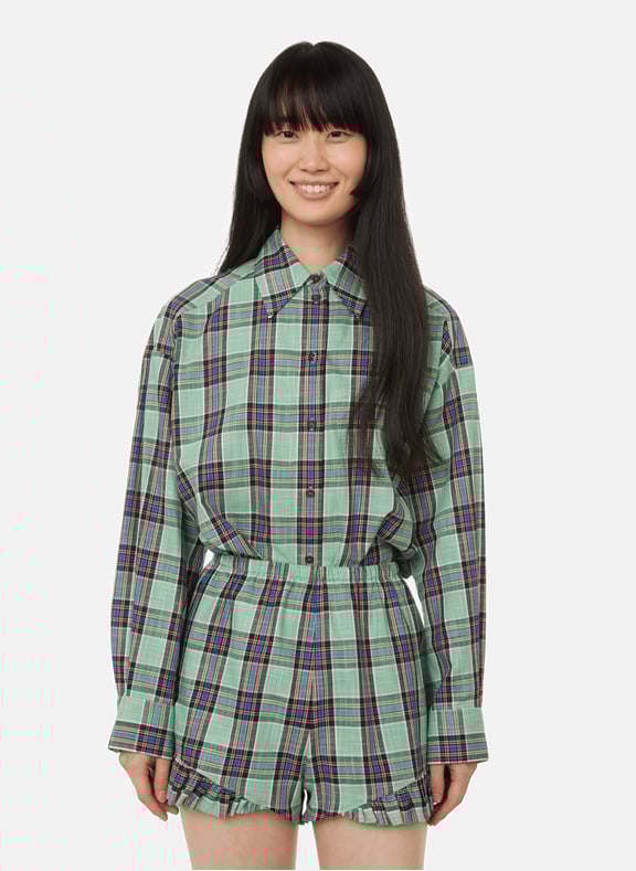 Again cotton poplin check shirt Multicolour by ROSEANNA ROSEANNA Again cotton poplin check shirt Multicolour