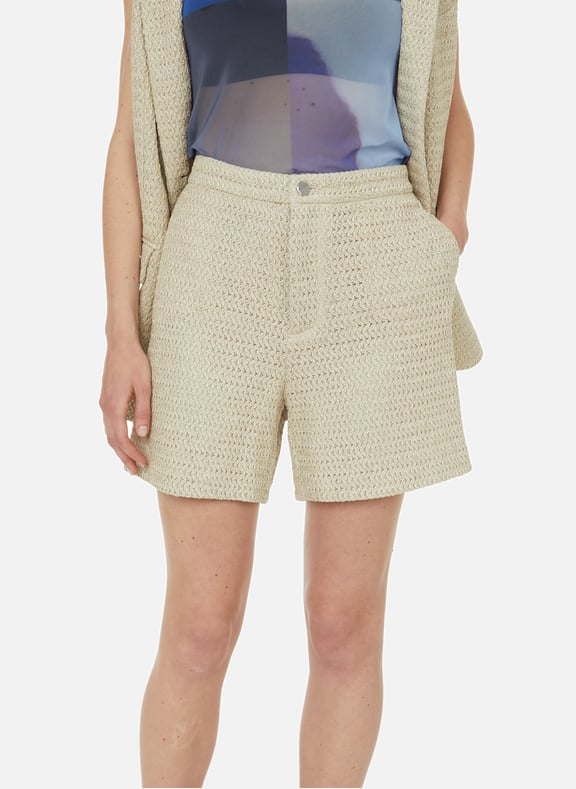 Rara raffia shorts Beige by ROSEANNA ROSEANNA Rara raffia shorts Beige