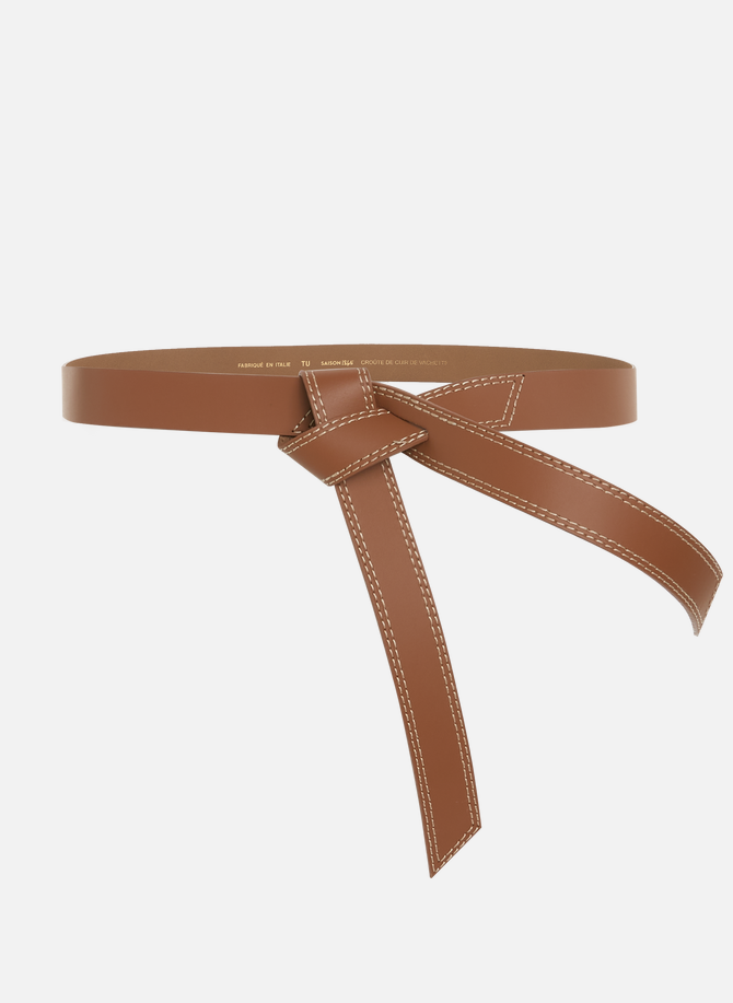 Leather tie belt SAISON 1865