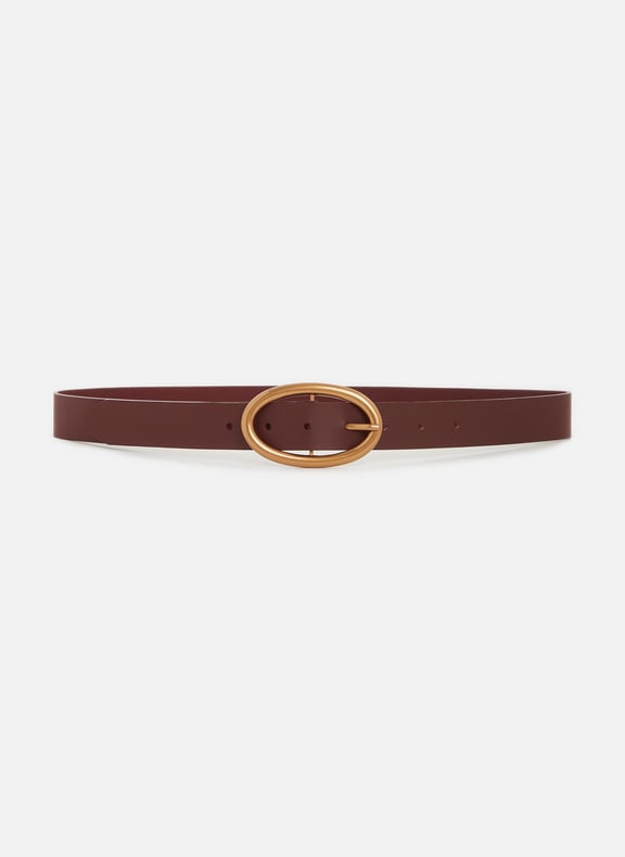 Leather belt Red by SAISON 1865 SAISON 1865 Leather belt Red