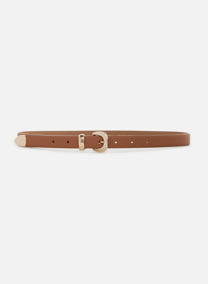 Slim leather belt SAISON 1865