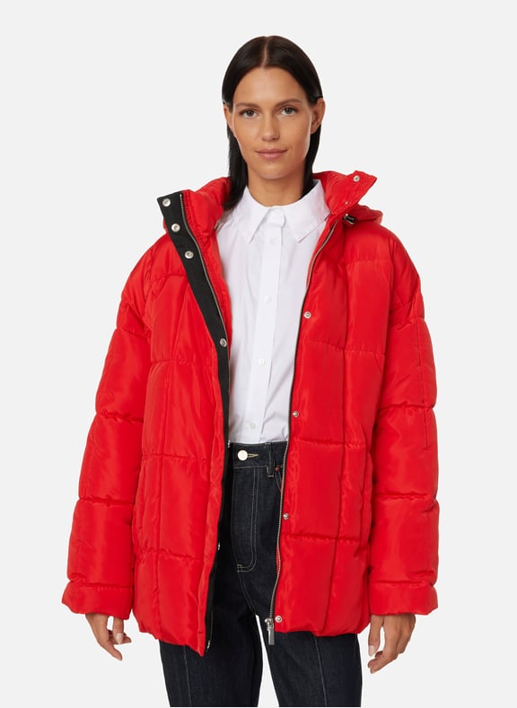 Quilted down jacket Red by SAISON 1865 SAISON 1865 Quilted down jacket Red