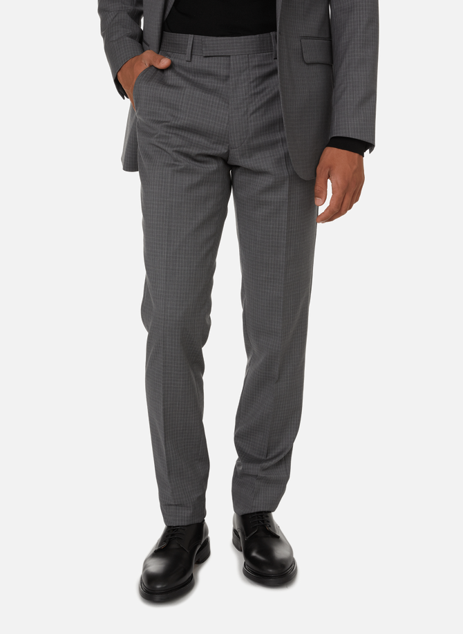 Wool check suit trousers SAISON 1865