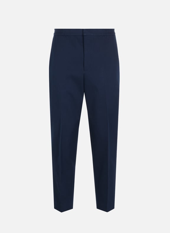 Slim-fit cotton trousers Blue by SAISON 1865 SAISON 1865 Slim-fit cotton trousers Blue