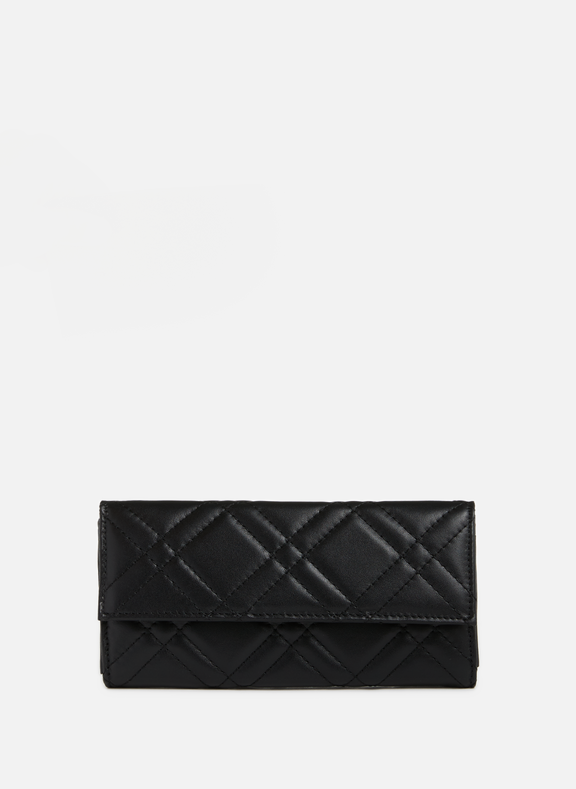 SAISON 1865 Quilted leather wallet Black