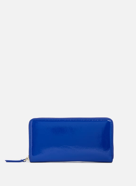 Patent leather wallet Blue by SAISON 1865 SAISON 1865 Patent leather wallet Blue