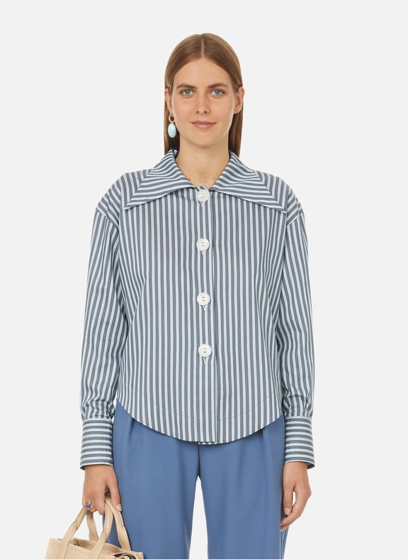 Cotton shirt Grey by SALUT BEAUTÉ SALUT BEAUTÉ Cotton shirt Grey