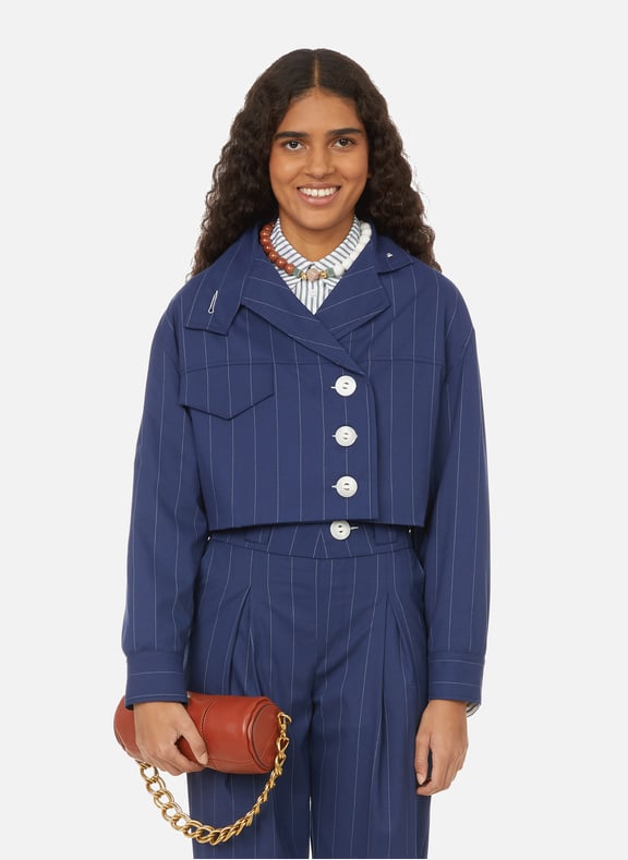 Cropped jacket Blue by SALUT BEAUTÉ SALUT BEAUTÉ Cropped jacket Blue