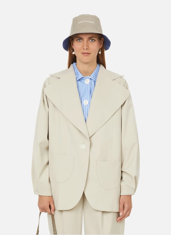 Long jacket Beige by SALUT BEAUTÉ SALUT BEAUTÉ Long jacket Beige