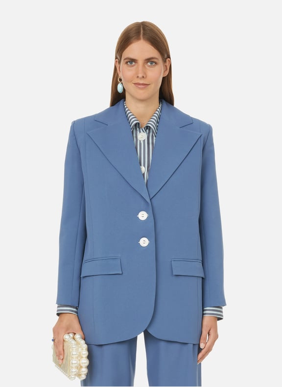 Long jacket Blue by SALUT BEAUTÉ SALUT BEAUTÉ Long jacket Blue