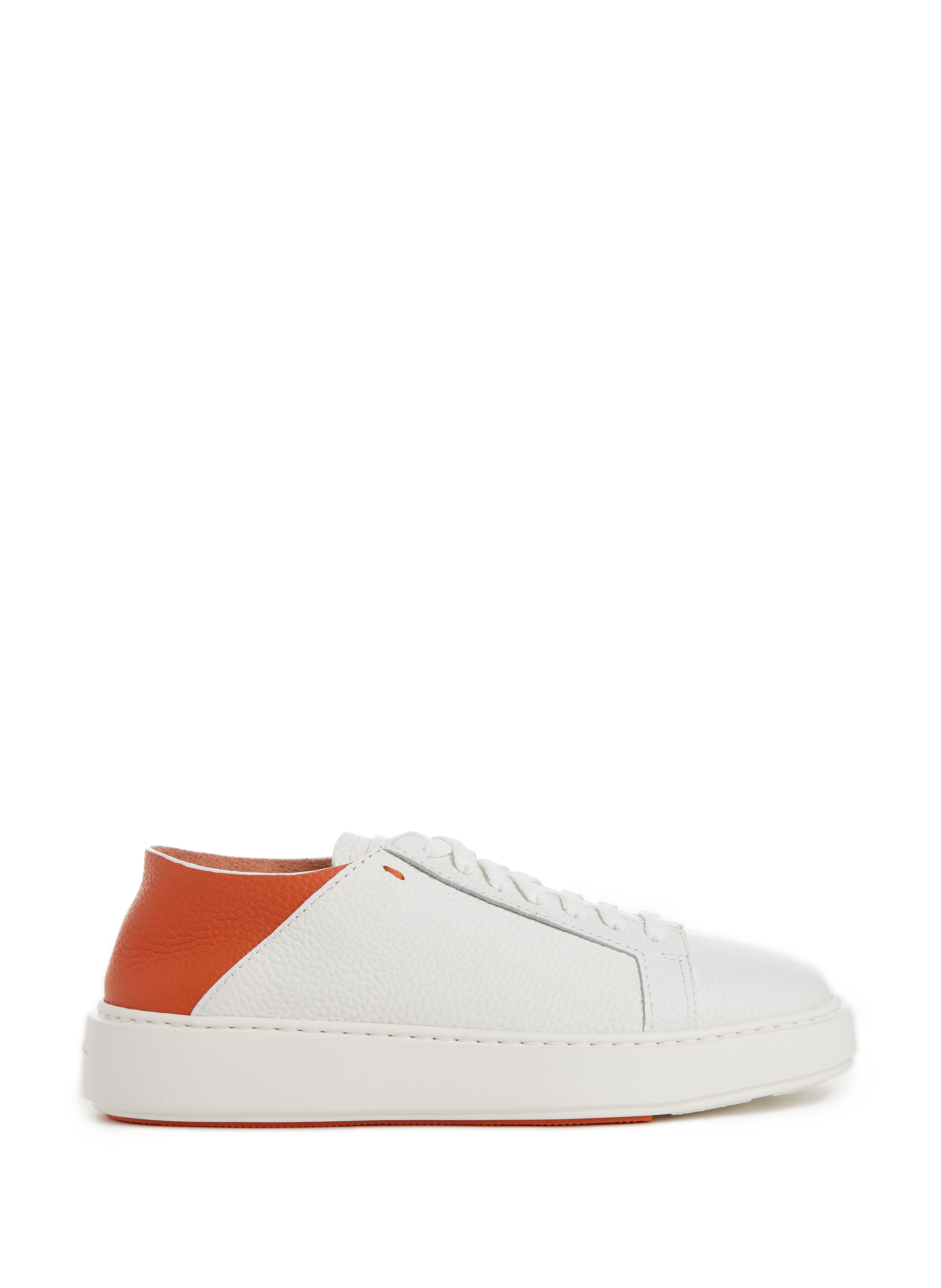 santoni leather sneakers