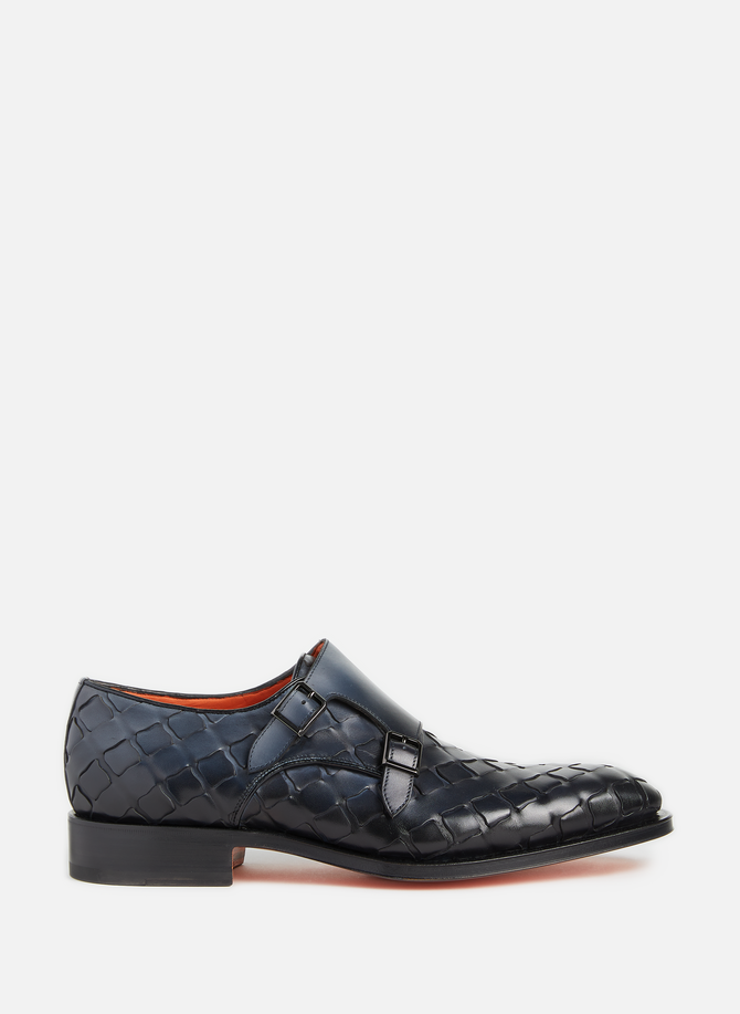 Woven leather shoes SANTONI