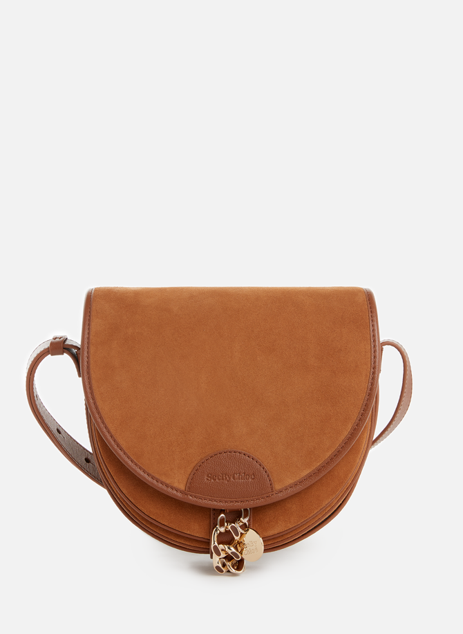 Mara smooth leather and suede shoulder bag SEE BY CHLOE