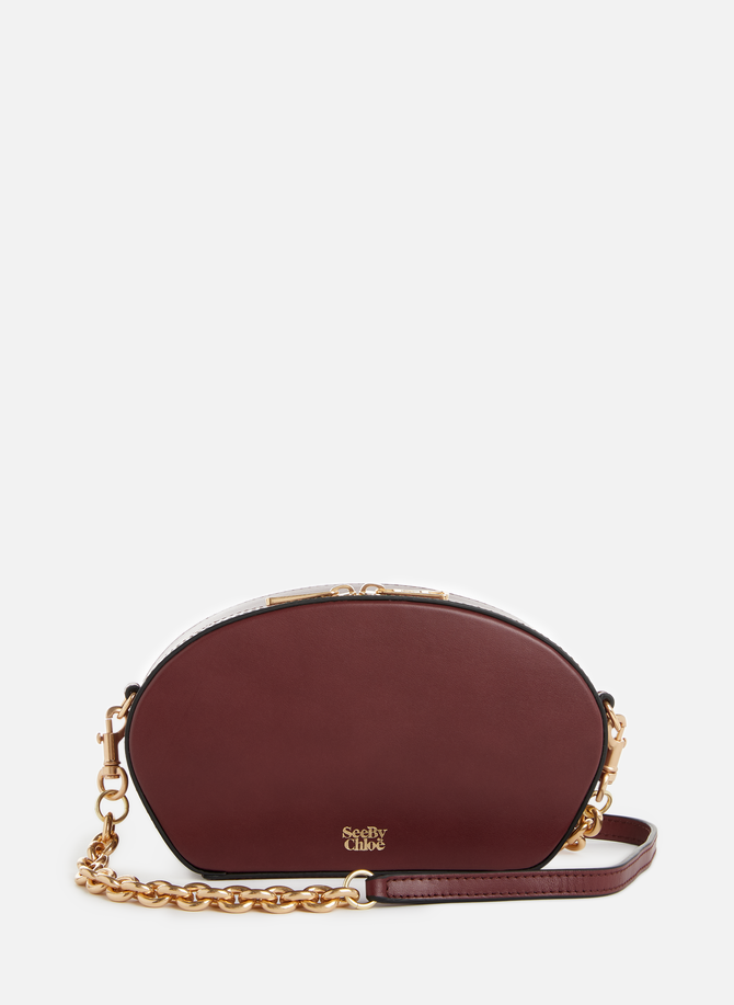 Shell leather shoulder bag SEE BY CHLOE