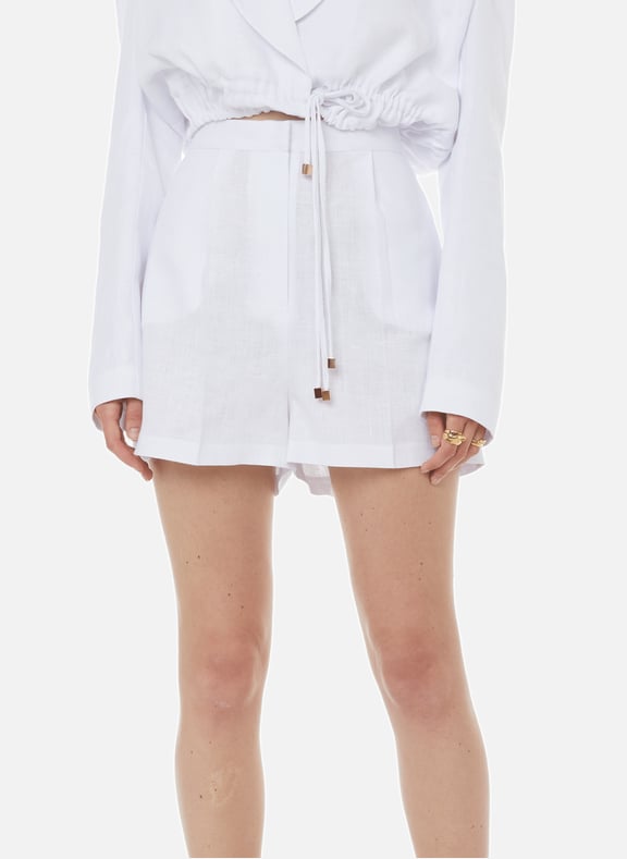 Linen shorts White by SELMACILEK SELMACILEK Linen shorts White