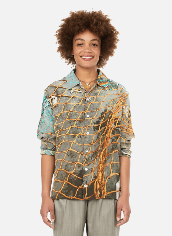 SERAPIS Silk shirt Multicolour