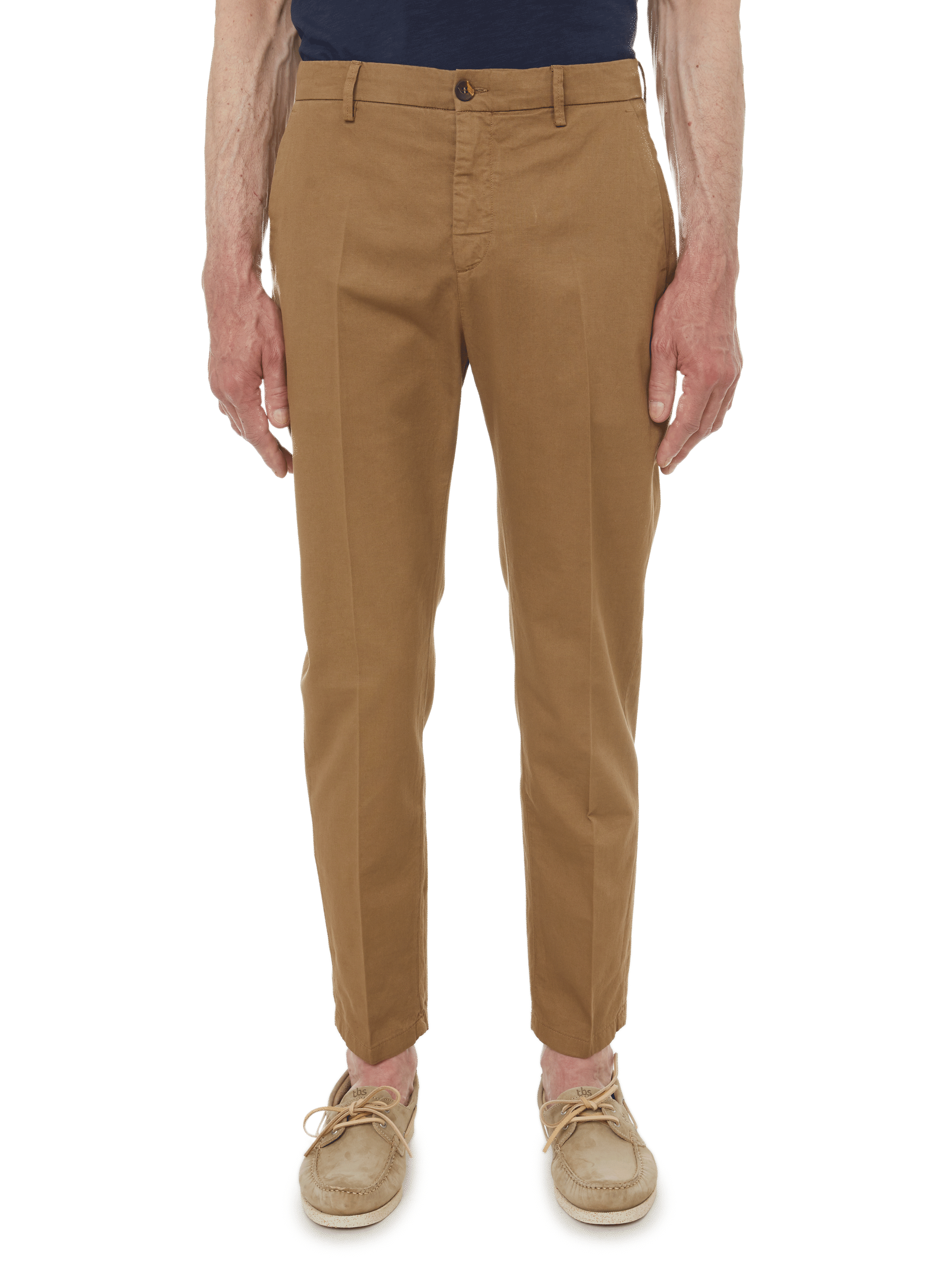 LINEN-BLEND TROUSERS - SEVENTY for MEN 