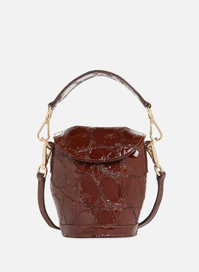 Milk Pail mini leather handbag S.JOON