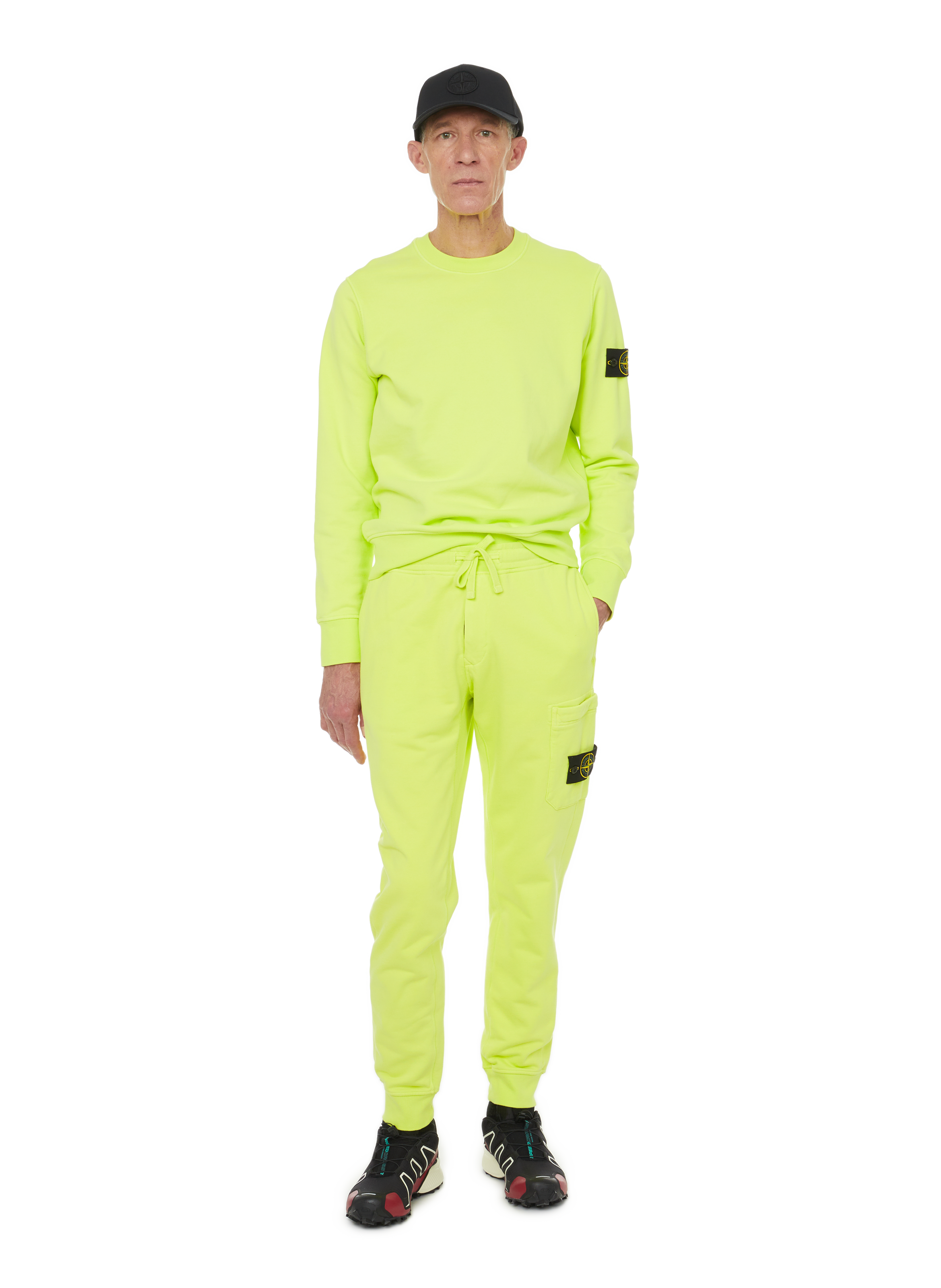 yellow stone island tracksuit