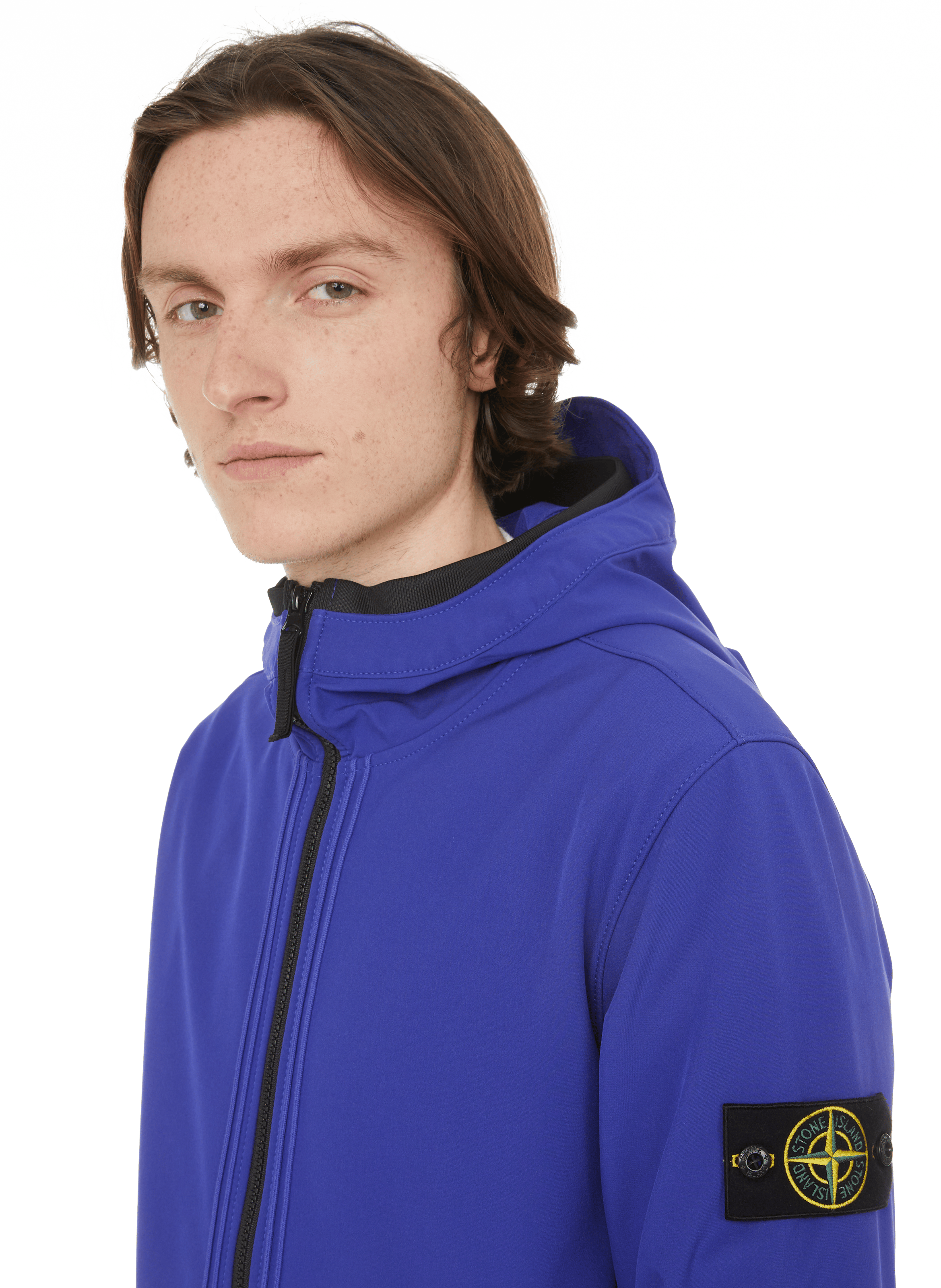 stone island jacket blue