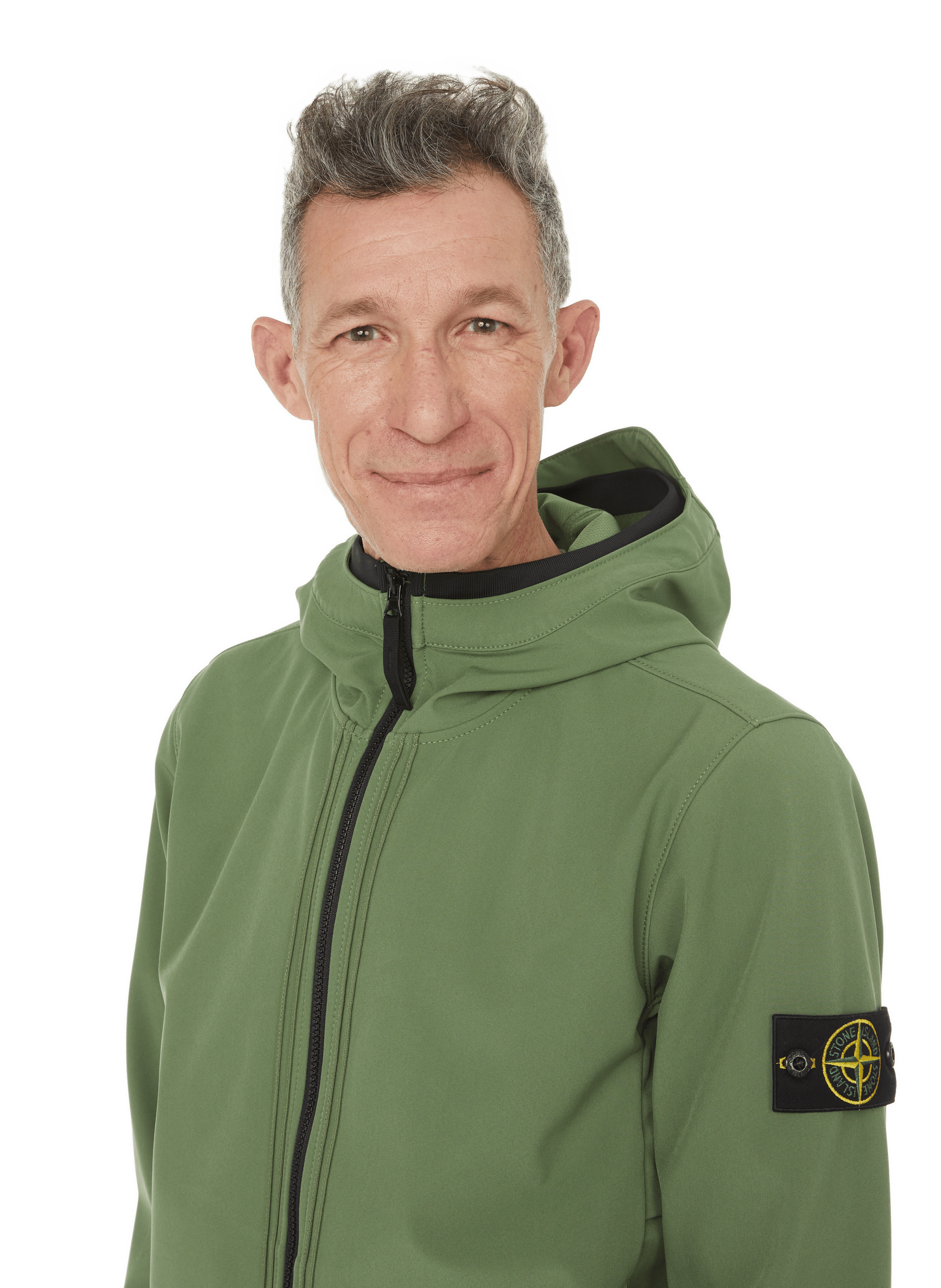 stone island canvas zip jacket